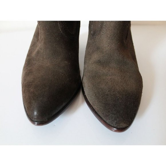 Frye Renee Seam Short Fatigue Oiled Suede Size 10 - Picture 7 of 12